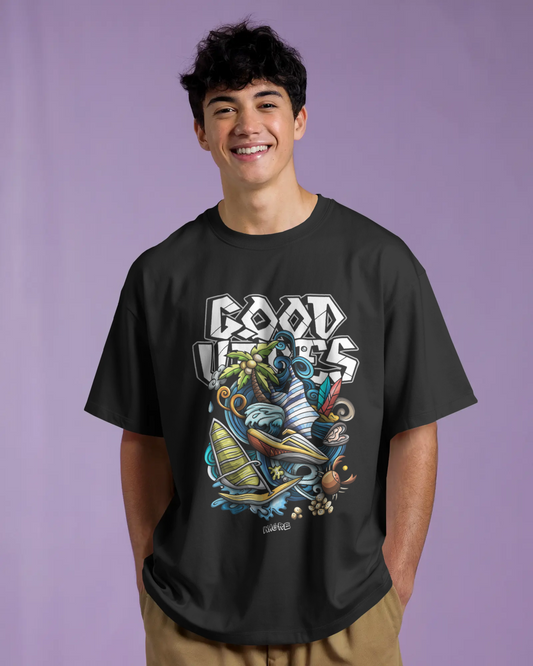 Good Vibes - Unisex Oversized Classic T-Shirt