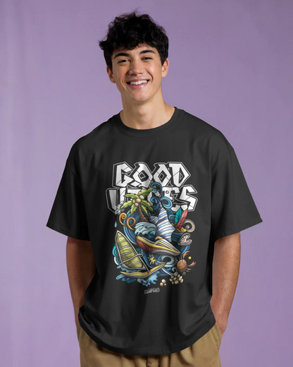 Good Vibes - Unisex Oversized Classic T-Shirt